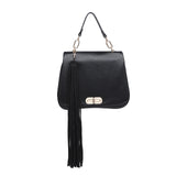 Borsa a Mano in Polyurethane Nero