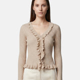 Vestito in Poliestere Beige Roberta Rossi