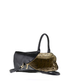Borsa a Mano in Vera Pelle Nero
