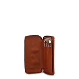Portachiavi in Vera Pelle Cognac