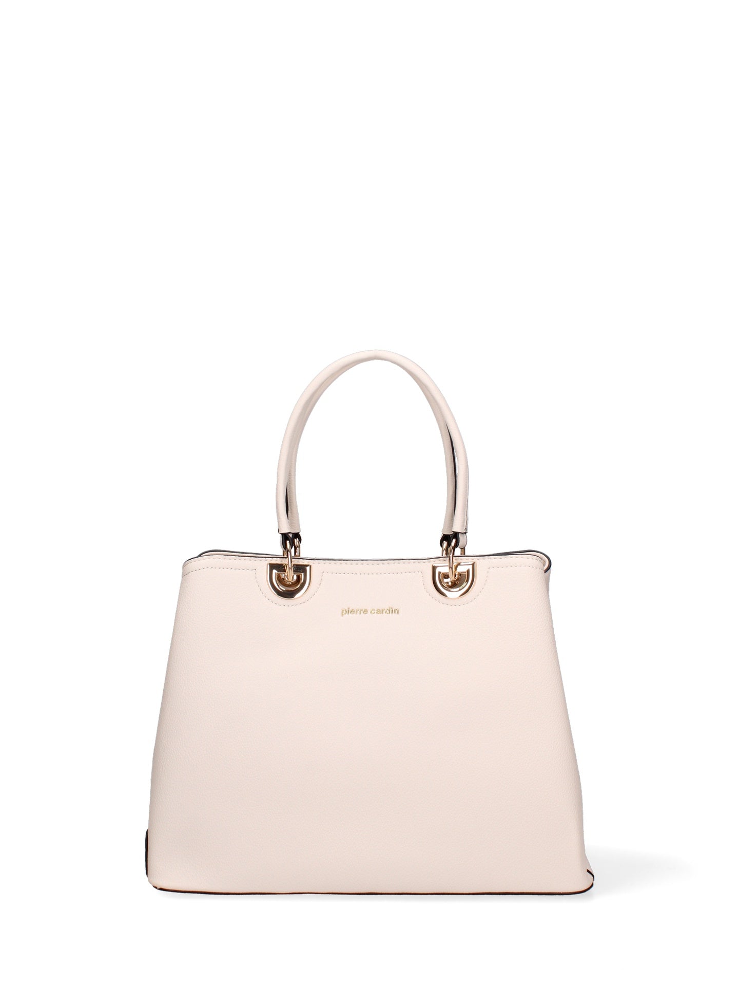 Borsa a Spalla in Pelle Vegana Beige Pierre Cardin