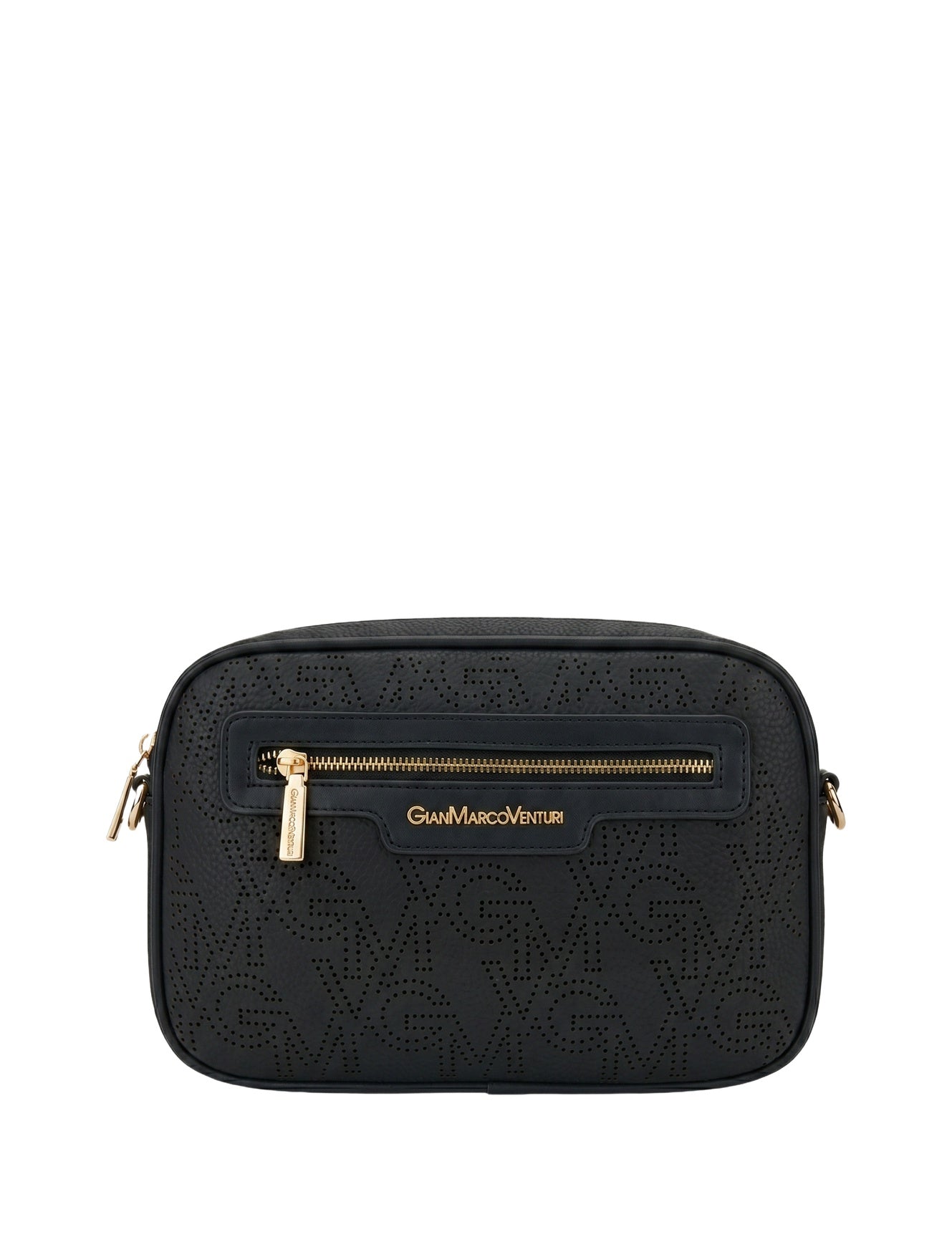 Borsa a tracolla in Pelle Vegana Blue GianMarco Venturi