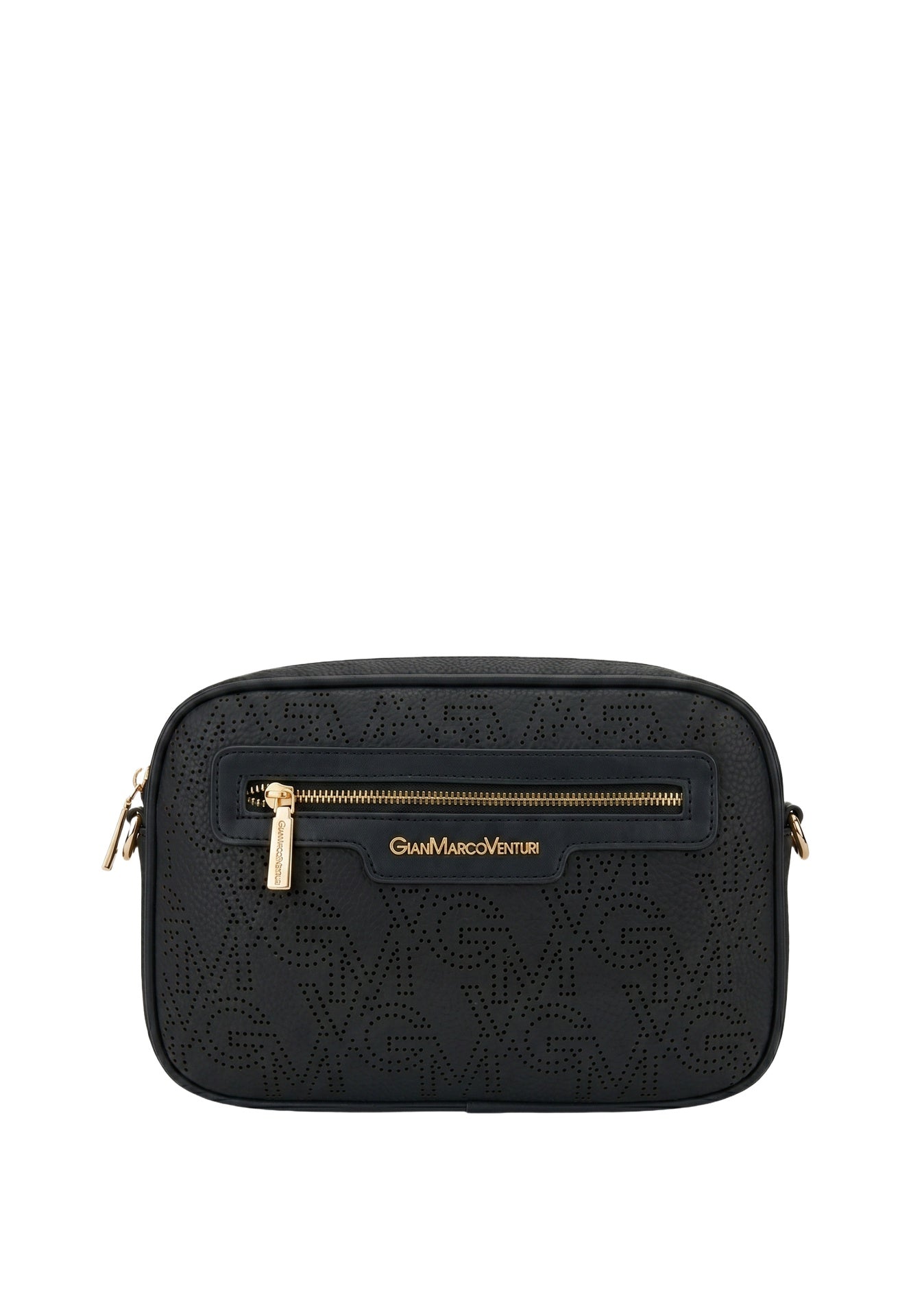 Borsa a tracolla in Pelle Vegana Blue GianMarco Venturi
