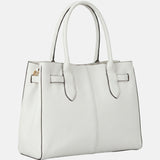Borsa a mano in Pelle Vegana Off-White