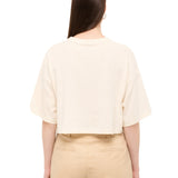 Maglia Donna in Cotone Panna