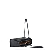 Borsa a Mano in Vera Pelle Nero