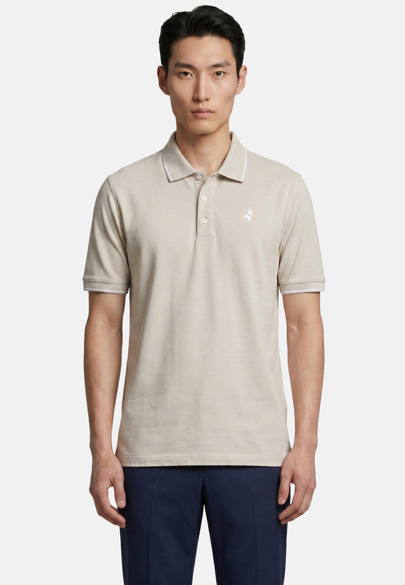 Camicia in Cotone Beige Navigare