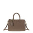 Borsa a Bauletto in Vera Pelle Taupe Pierre Cardin