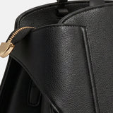 Borsa a mano in Pelle Vegana Nero