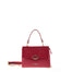Borsa a Spalla in Vera Pelle Rubino Pierre Cardin