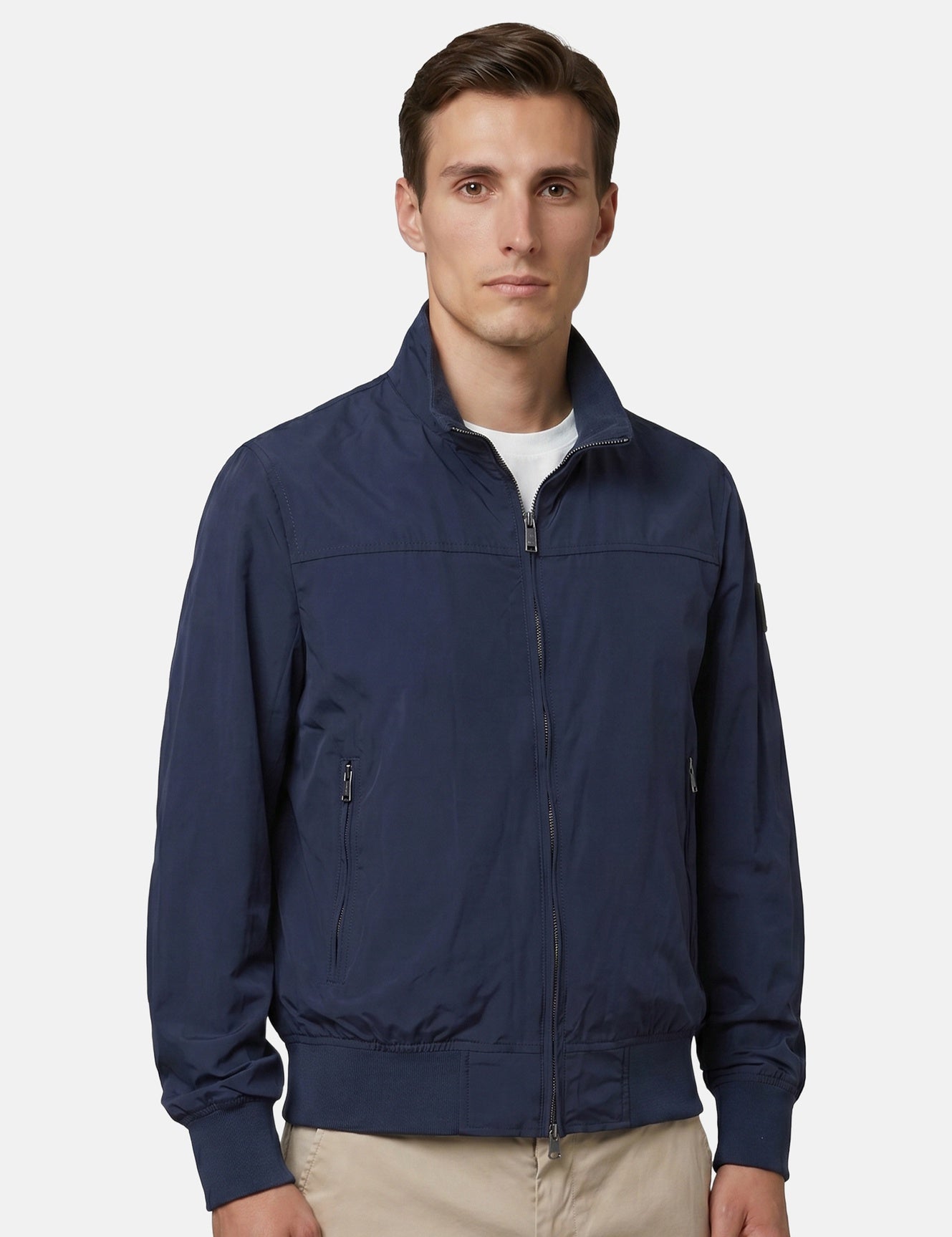 Giubbotto in Nylon Blu Navy Navigare