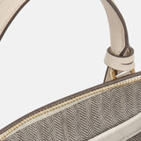 Borsa a spalla in Pelle Vegana Beige