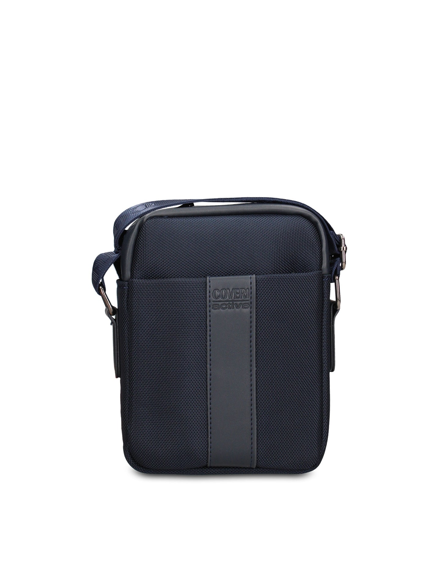 Borsa a Tracolla in 100% Pu Vegan Leather Blu