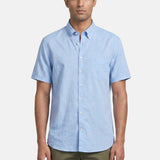 Camicia in Fibra Naturale Cielo Scuro Navigare