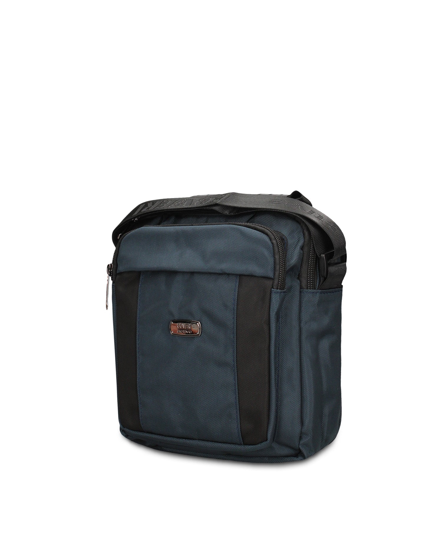 Borsa a Tracolla in 100% Pu Vegan Leather Blu