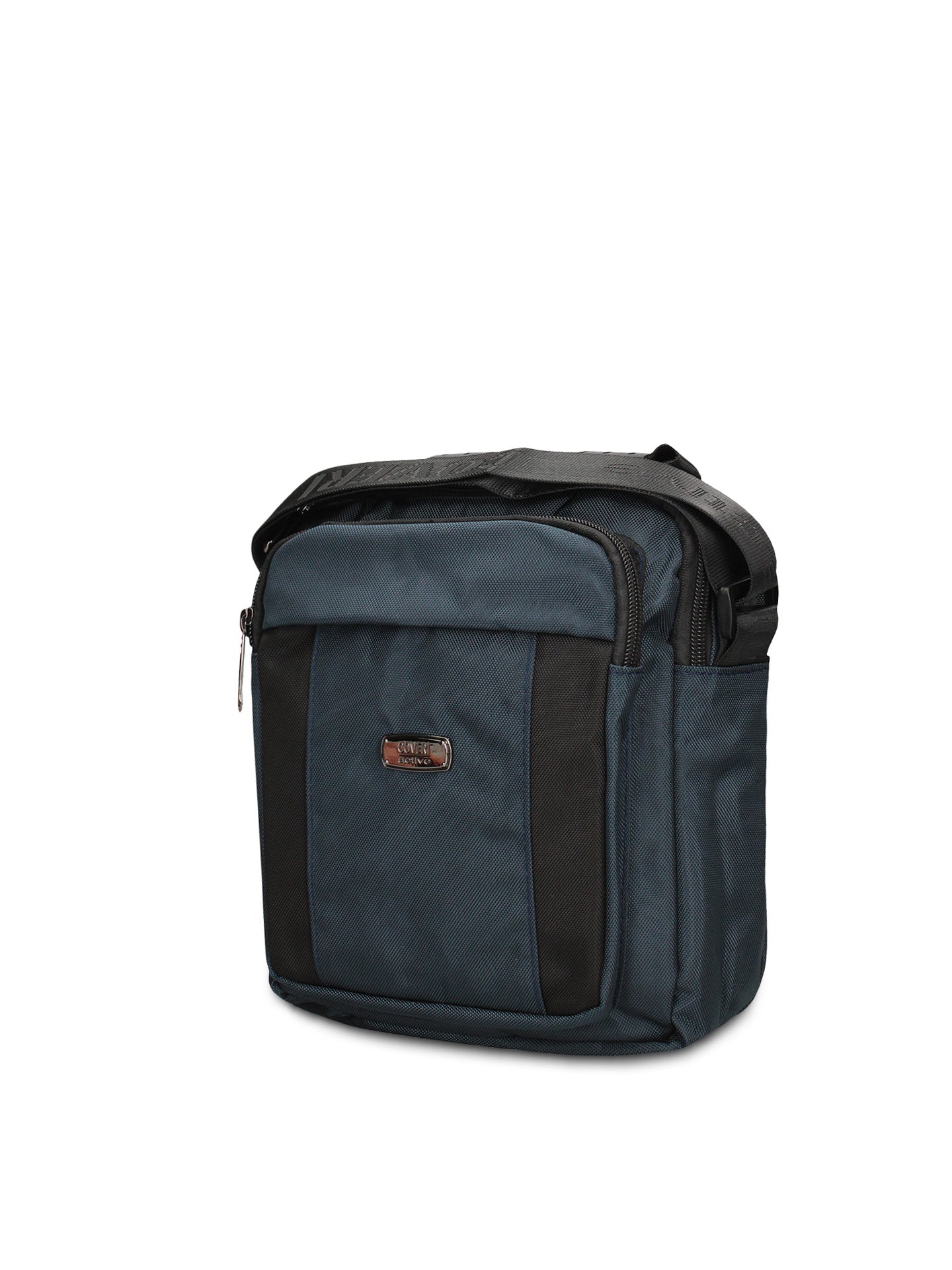 Borsa a Tracolla in 100% Pu Vegan Leather Blu