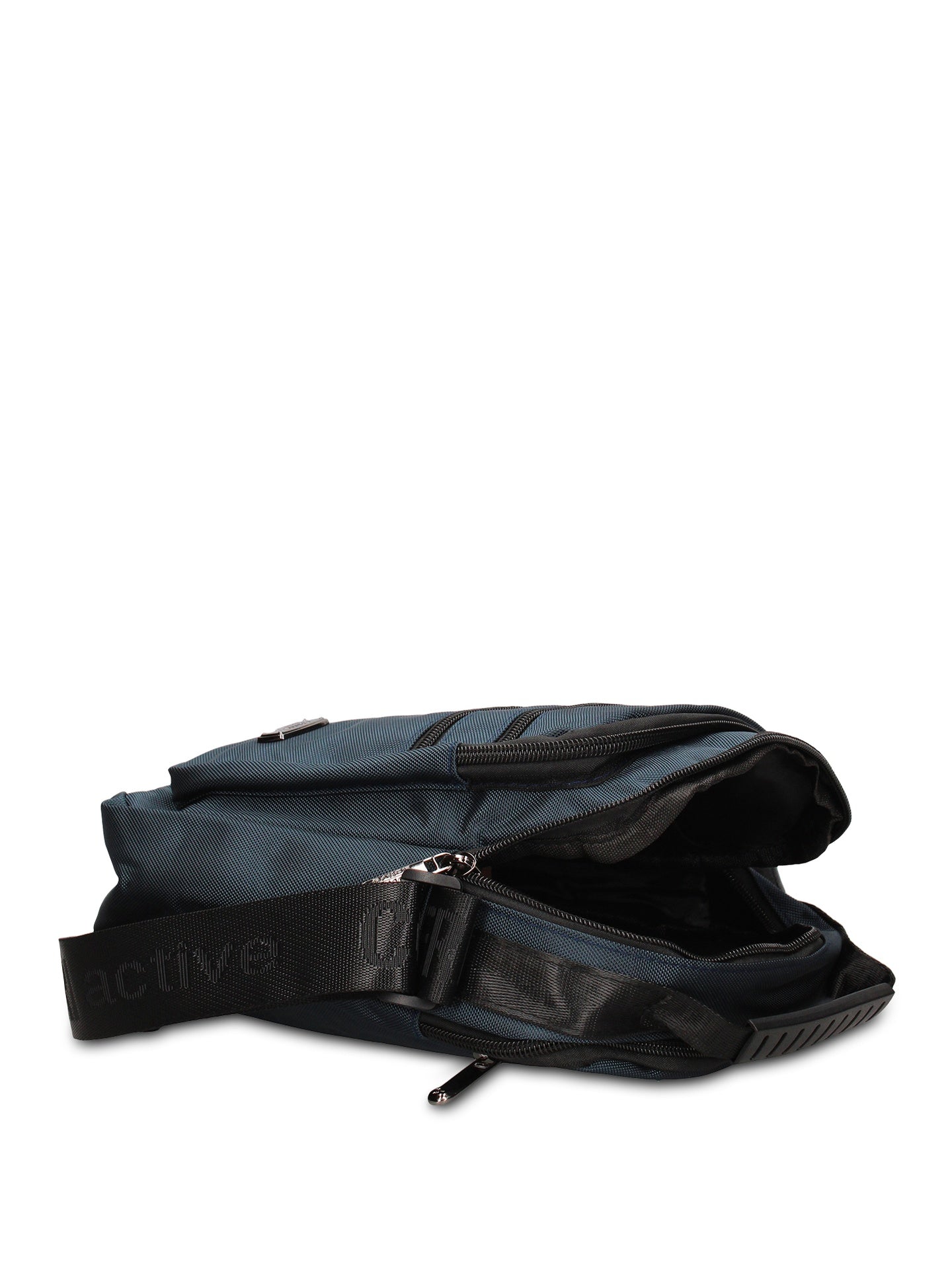 Borsa a Tracolla in 100% Pu Vegan Leather Blu