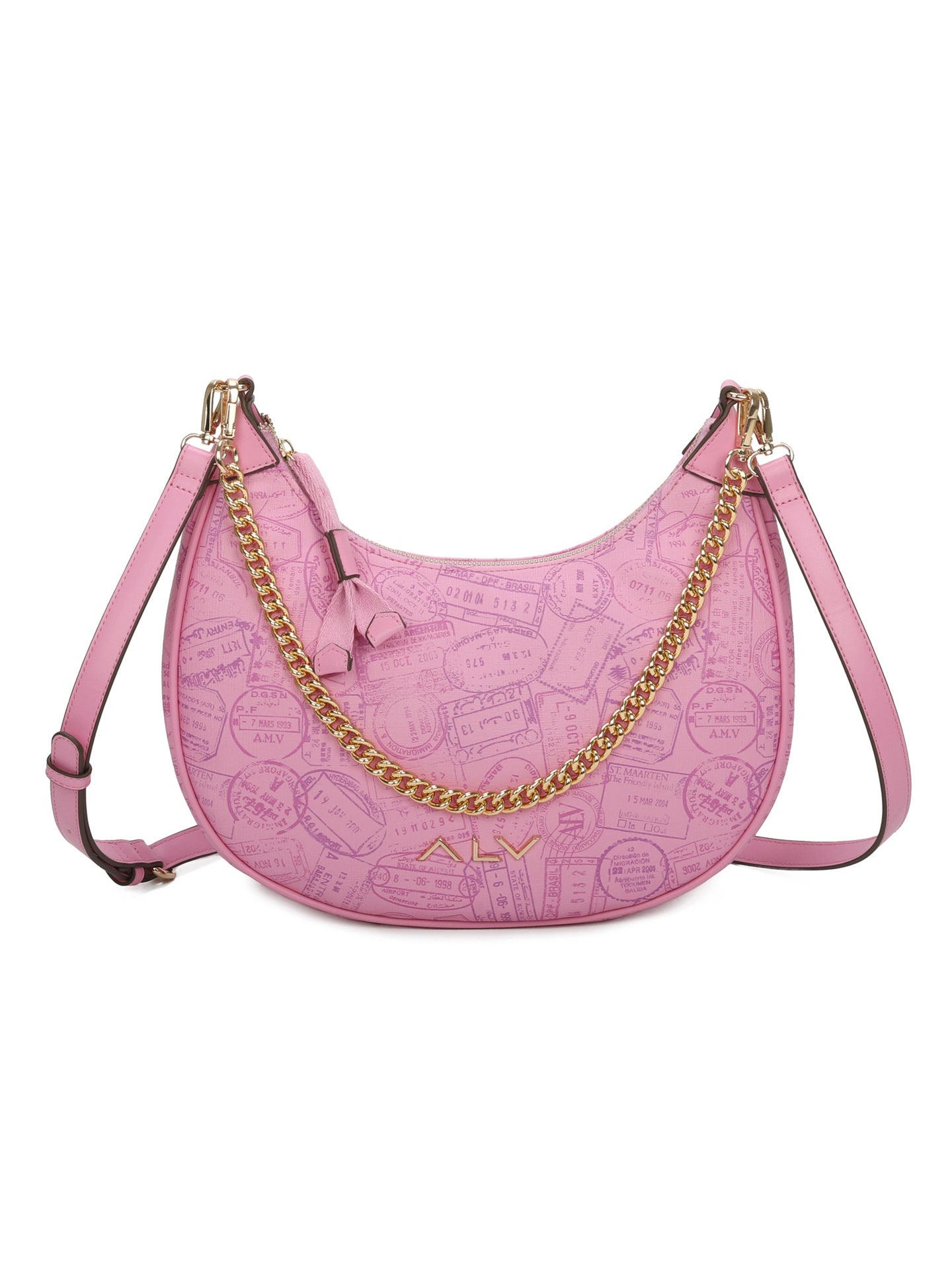 Borsa A Spalla da donna ALV - Rosa