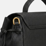 Borsa a bauletto in Pelle Vegana Nero