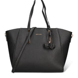 Borsa a Mano in Pelle Vegana Nero