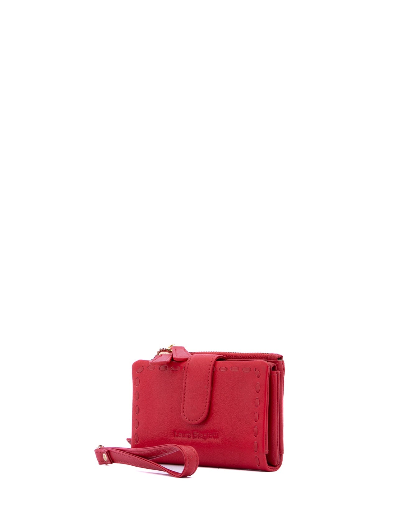 Portafoglio in Pelle Vegana Rosso