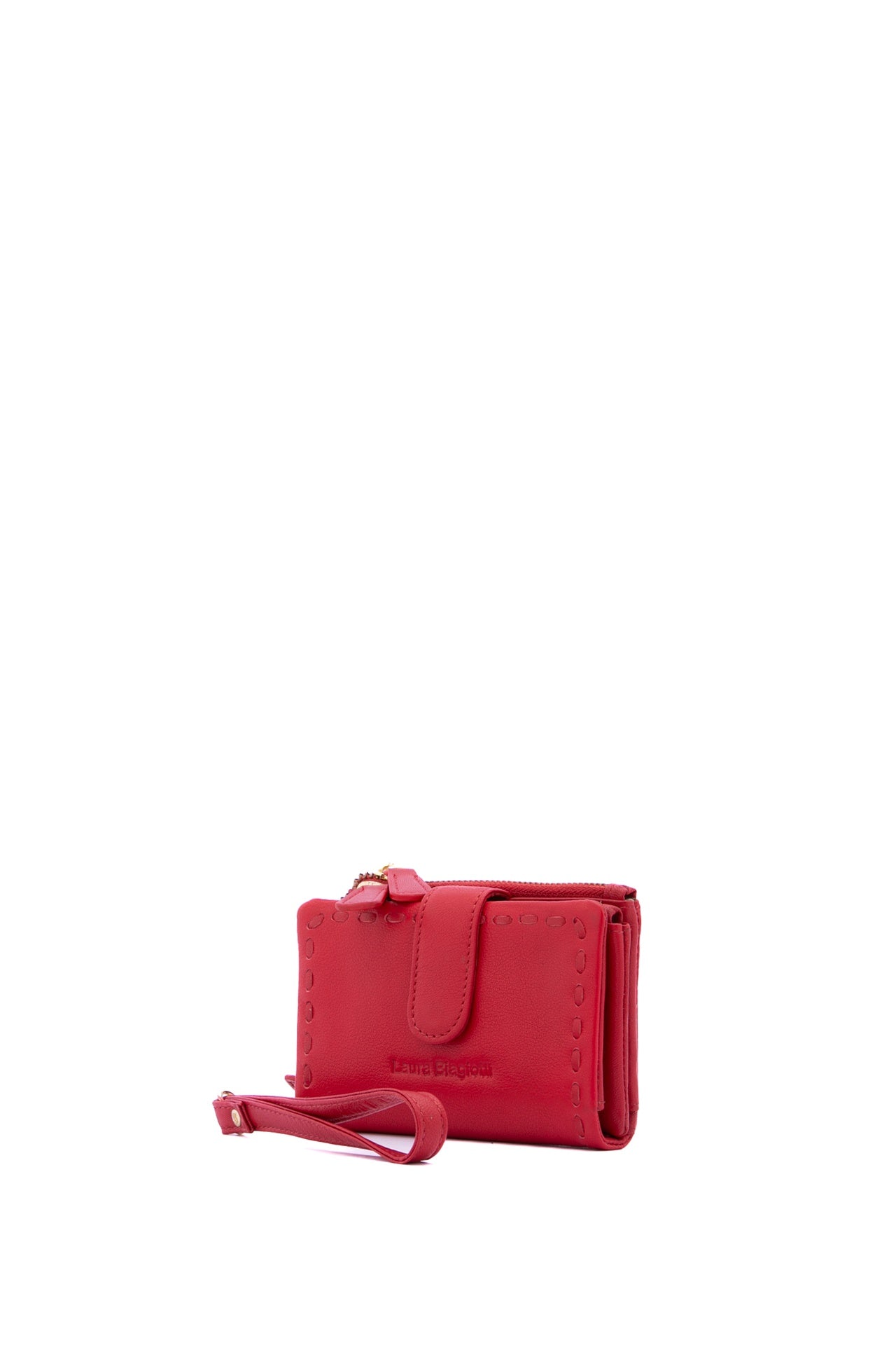 Portafoglio in Pelle Vegana Rosso