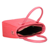 Handtasche aus veganem Leder in Antikrosa