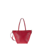 Borsa a Spalla in Vera Pelle Rubino