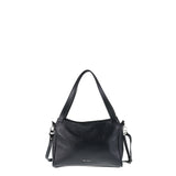 Borsa a Spalla in Vera Pelle Nero Pierre Cardin