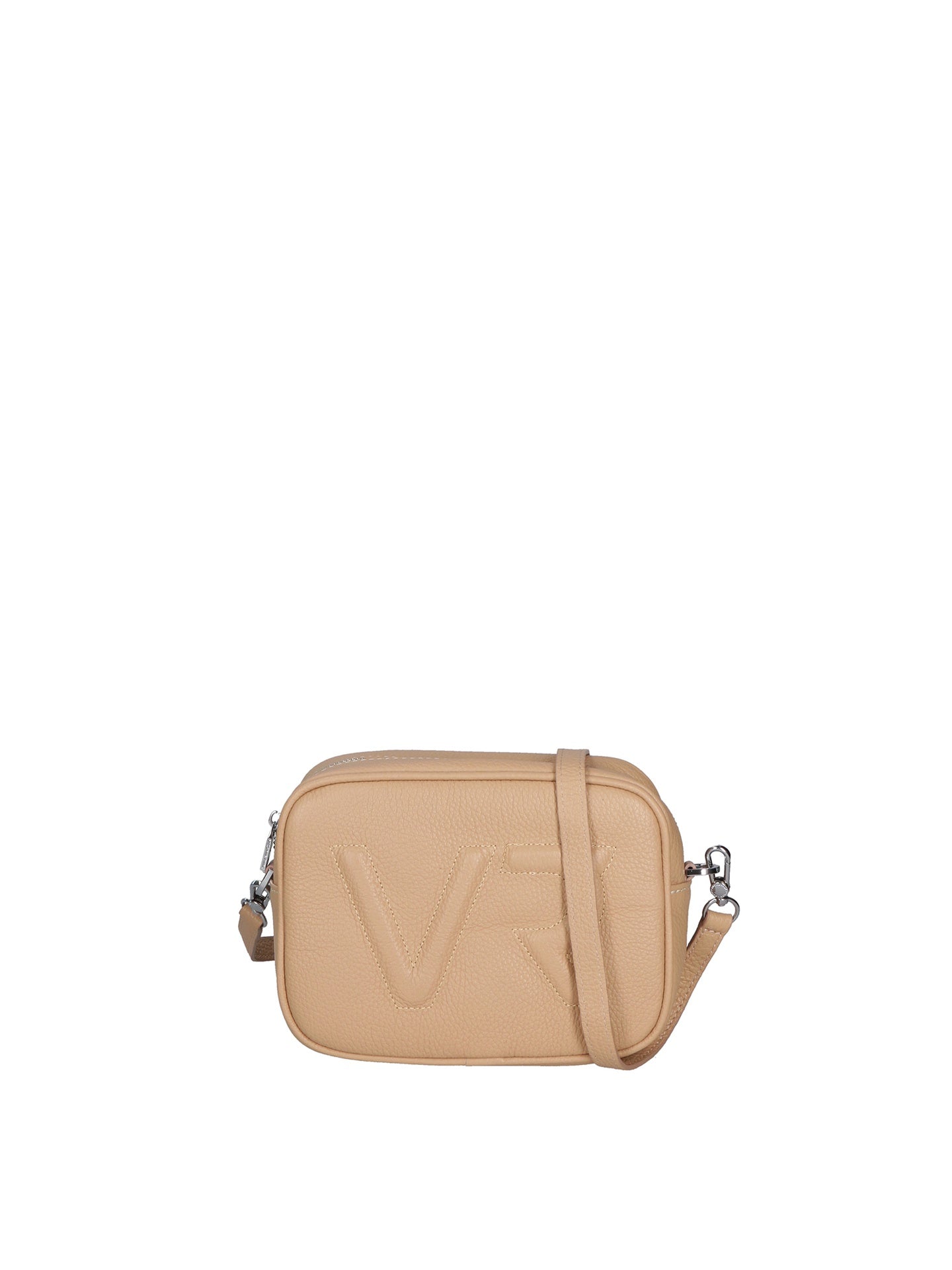 Borsa a Tracolla in Dollaro Leather Sabbia