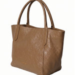 Borsa a Mano in Pelle Vegana Beige