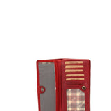 Portafoglio in Vera Pelle Rosso