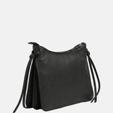 Borsa a mano in Pelle Vegana Nero