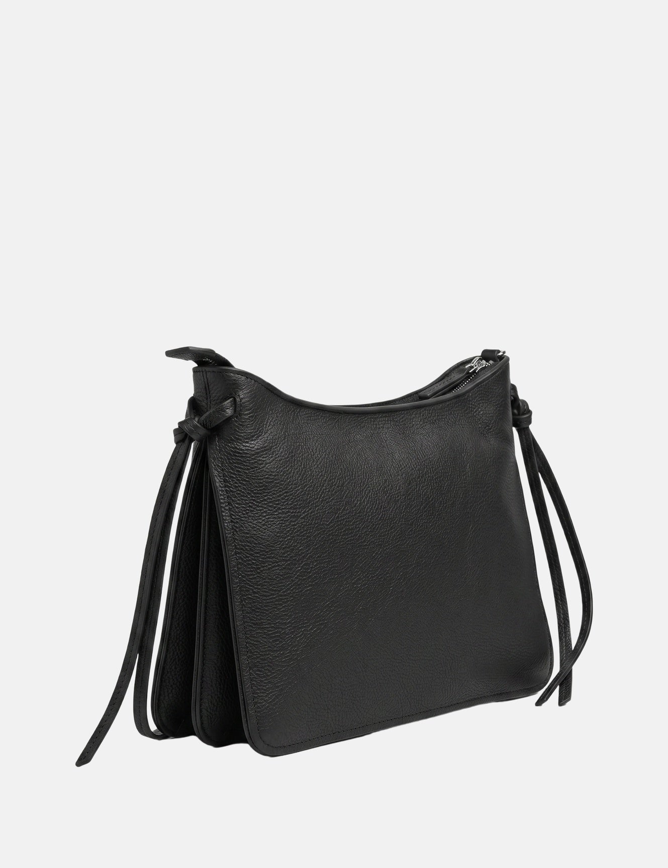 Borsa a mano in Pelle Vegana Nero