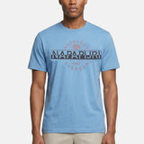 T-shirt in Cotone Blu Napapijri