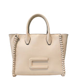 Borsa a mano in Pelle Vegana Off-White CUSTO BARCELONA