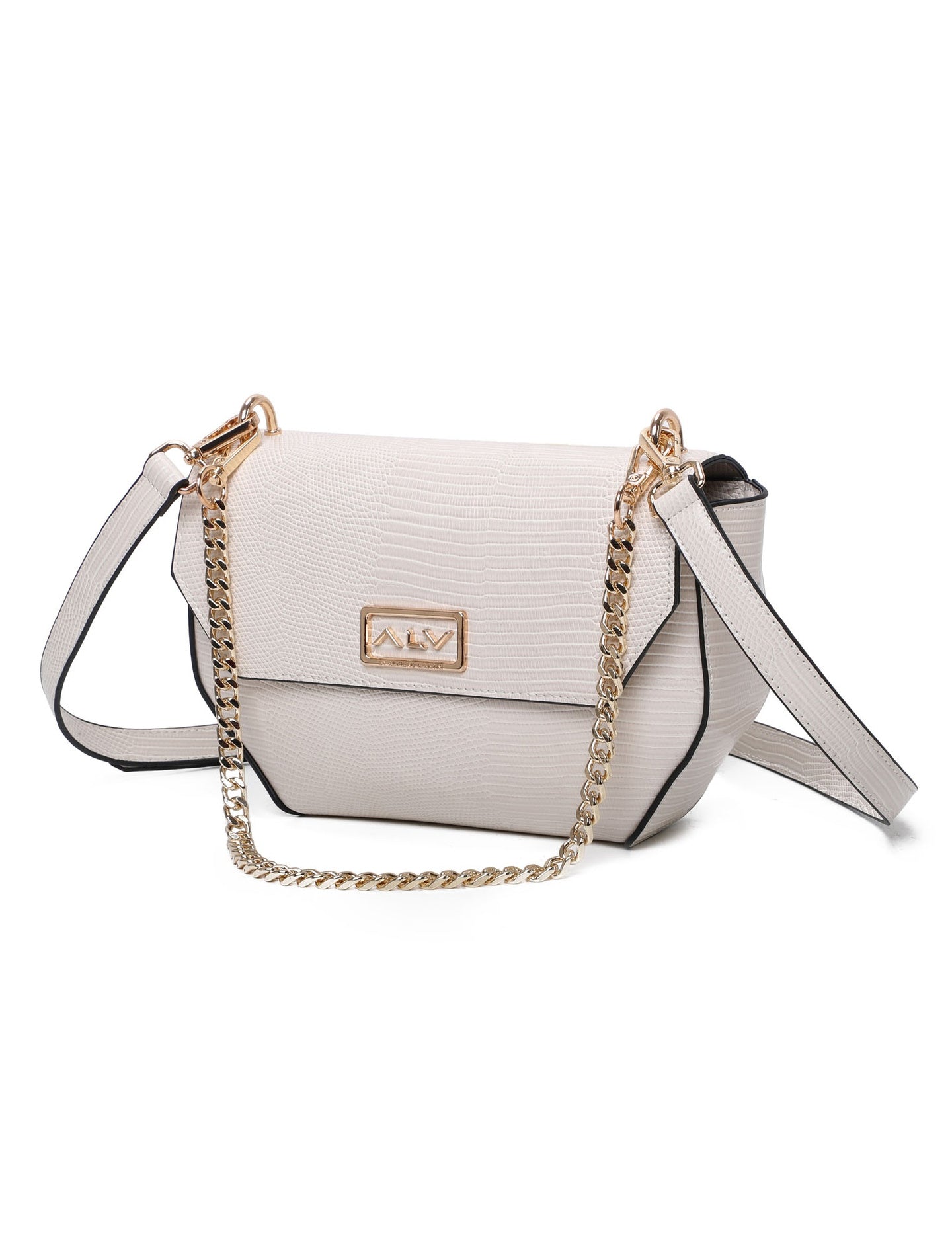 ALV Damen-Schultertasche – Weiß