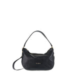 Borsa a Spalla in Vera Pelle Nero Pierre Cardin