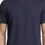 T-shirt in Cotone Blu Navy