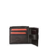 Portafoglio Uomo in Vera Pelle Nero