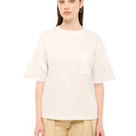 Maglia Donna Aurélie Elite in Cotone Panna Marc Ellis