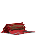 Portafoglio in Vera Pelle Rosso