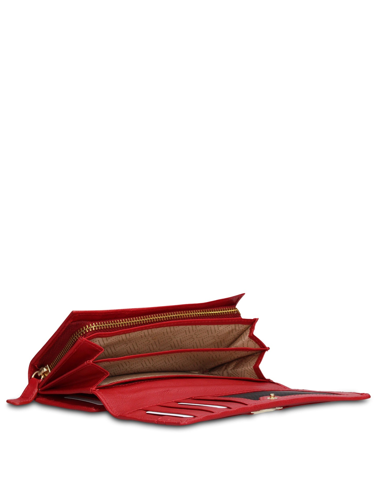 Portafoglio in Vera Pelle Rosso