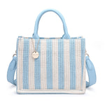 Borsa a Tracolla in Poliestere Azzurro Kassandra