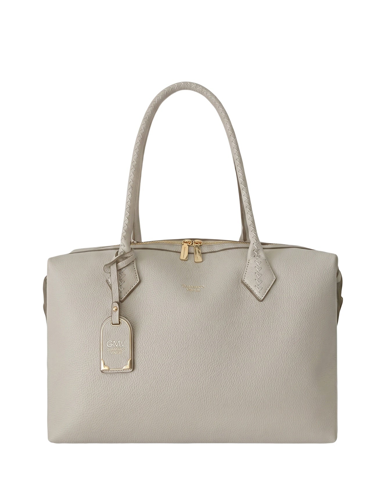 Borsa a spalla in Pelle Vegana Bianco GianMarco Venturi