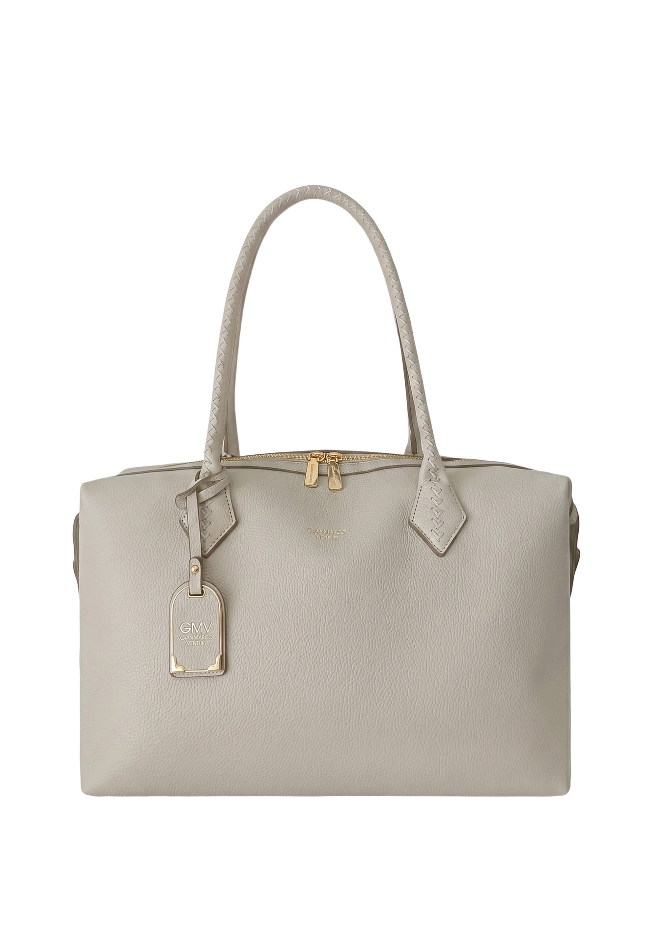 Borsa a spalla in Pelle Vegana Bianco GianMarco Venturi