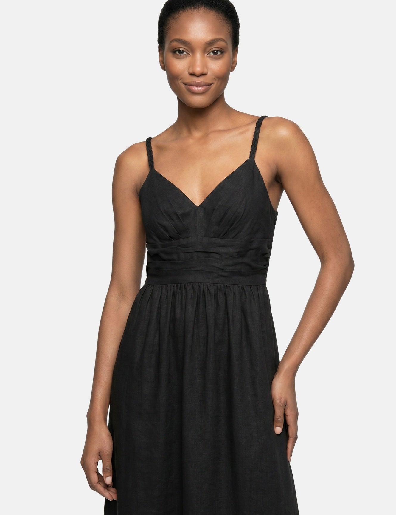 Vestito in Viscosa Nero