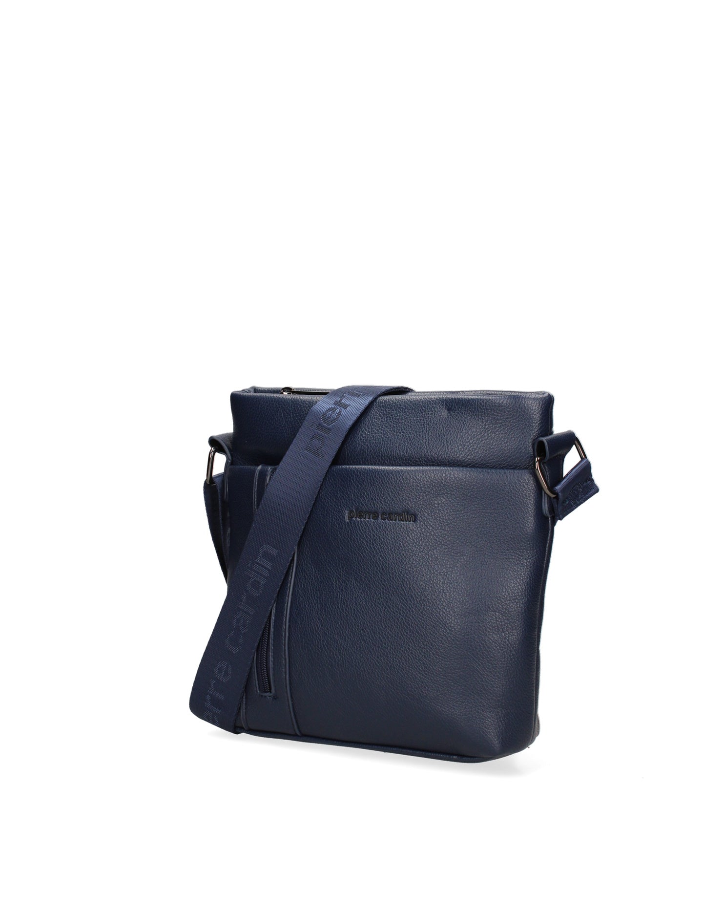 Borsa a Tracolla Uomo in Pelle Vegana Blu