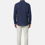 Camicia in Cotone Blu Navy