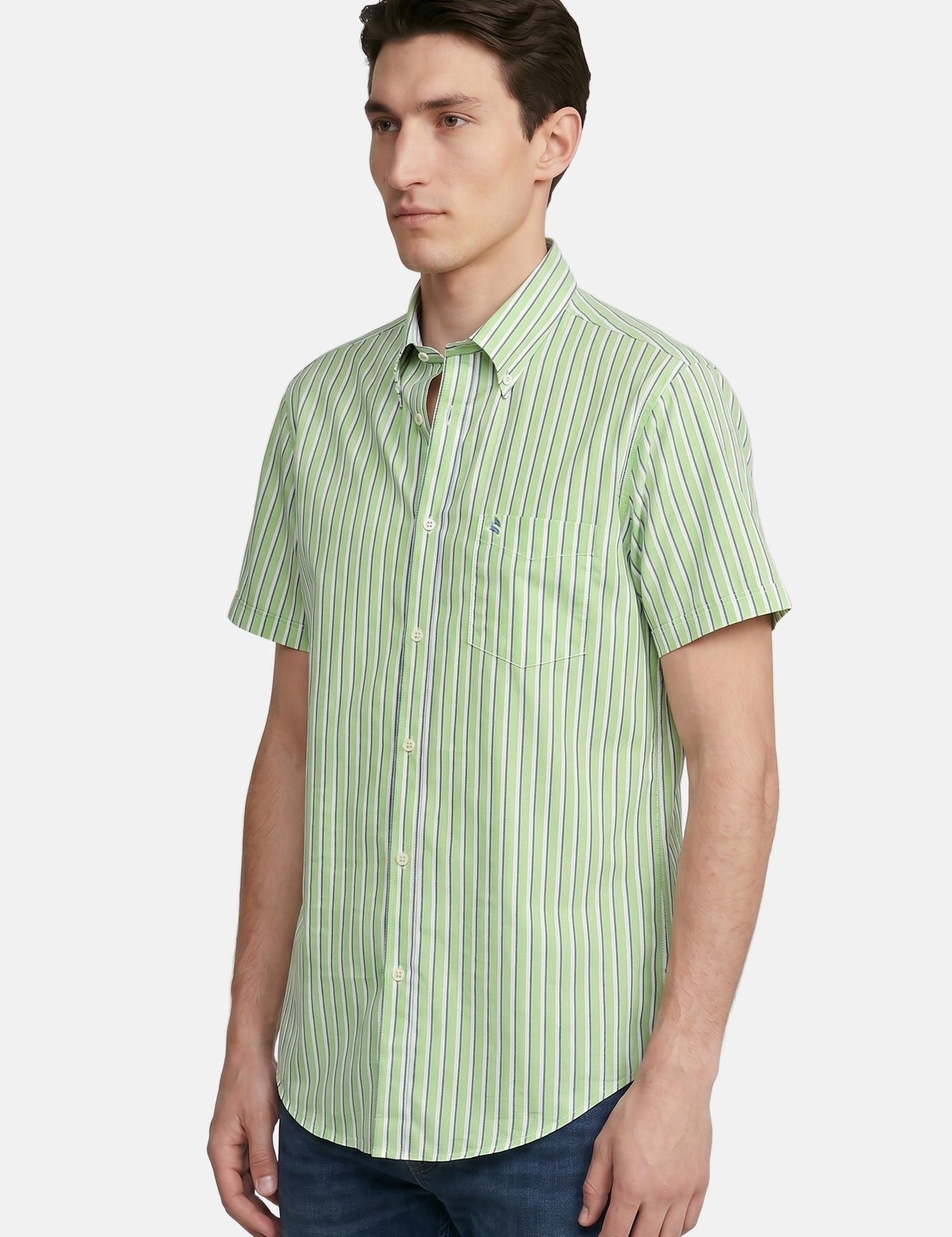 Camicia in Cotone Verde
